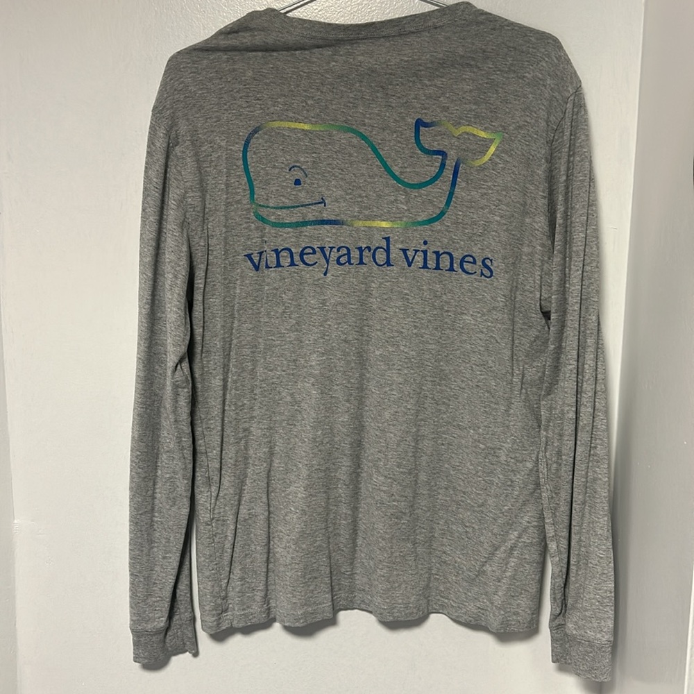 Grey Vineyard Vines Long Sleeve Tee